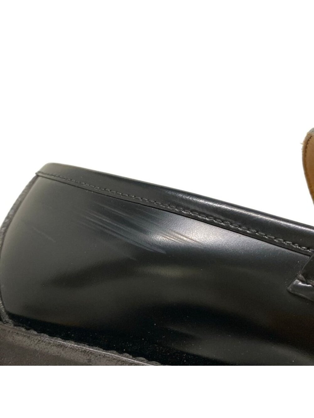 Gucci Loafers 38 Horsebit Black Thick Sole Leather - Picture 12 of 14